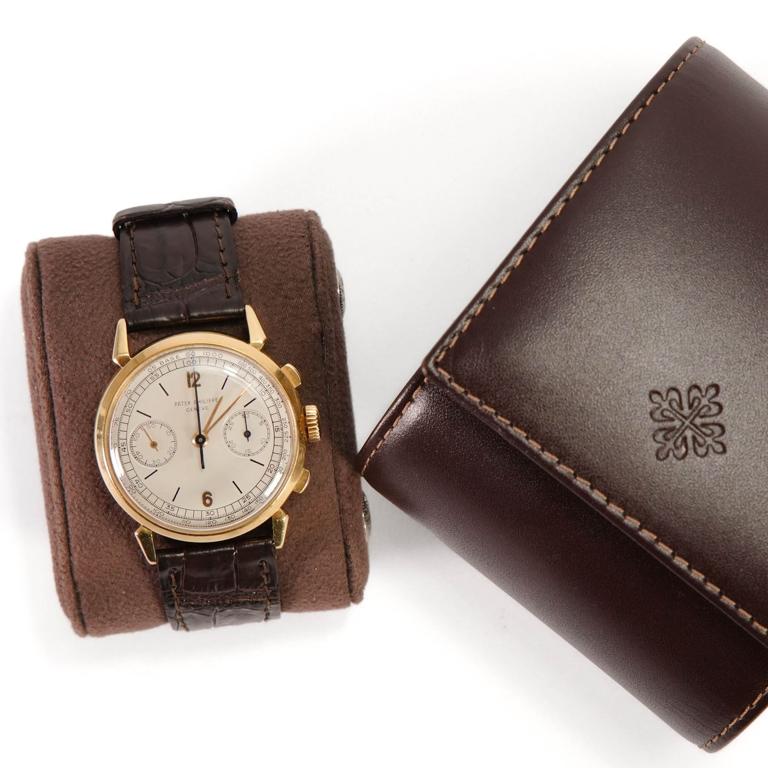 A vintage chronograph wristwatch
