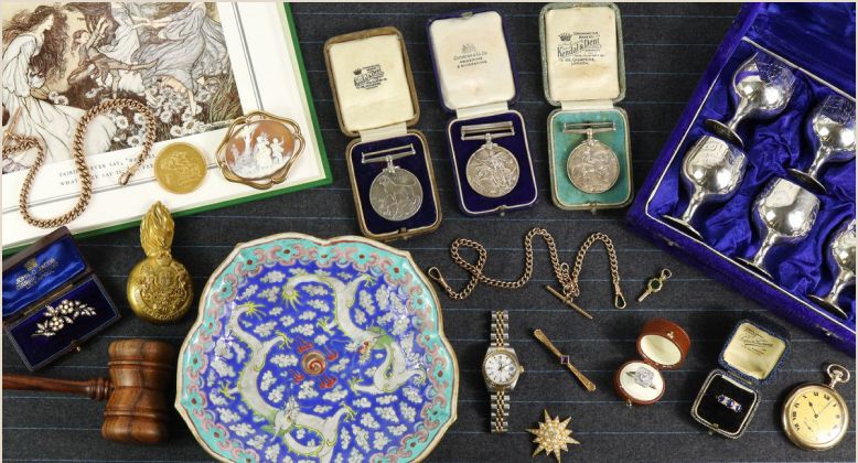 Antiques and collectables photographed for appraisal
