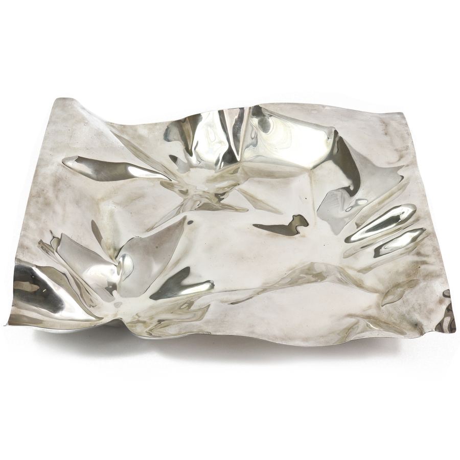 Large Georg Jensen silver tray