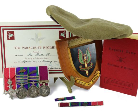 Kings Royal Rifle Corps and 22 SAS medal group