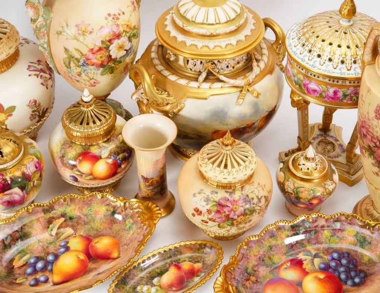 Porcelain and ceramics