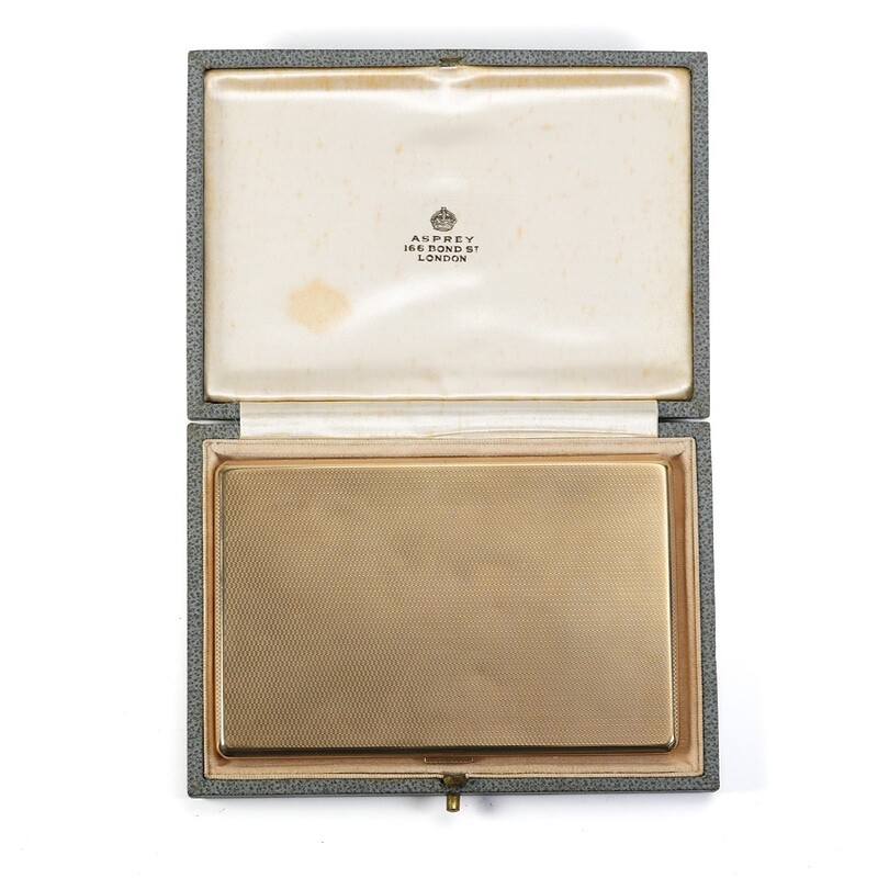 Aprey & Co 9ct Gold Cigarette Case